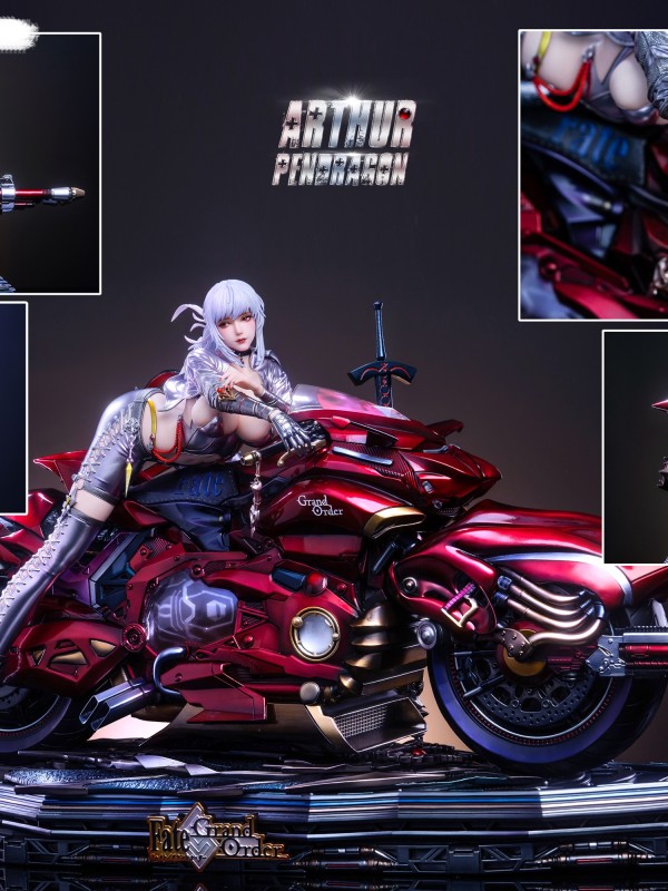 DT&Ume Studio Fate Saber 4th Motor girl Altria Pendragon Hot Sexy 1/4 Statue